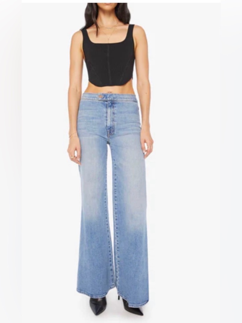 MOTHER THE TAB ROLLER SKIMP in Fight For Your Right - Size 27